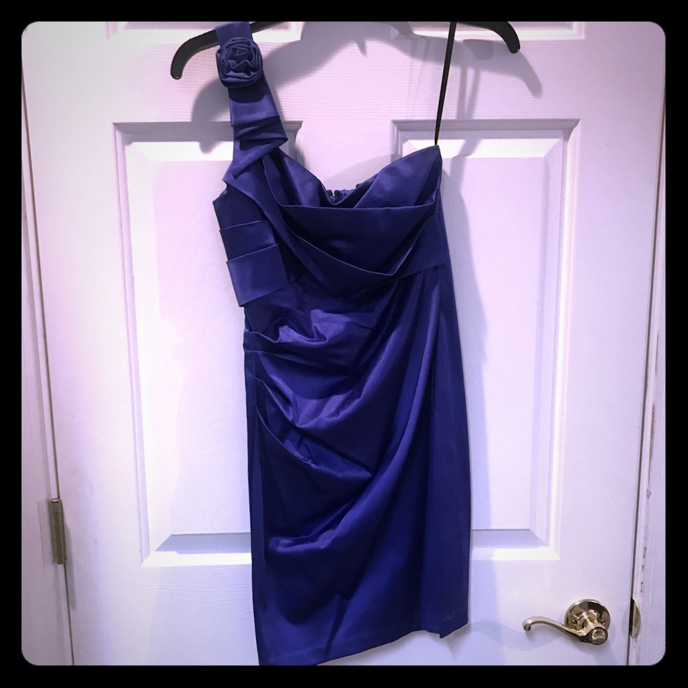 Royal blue dress